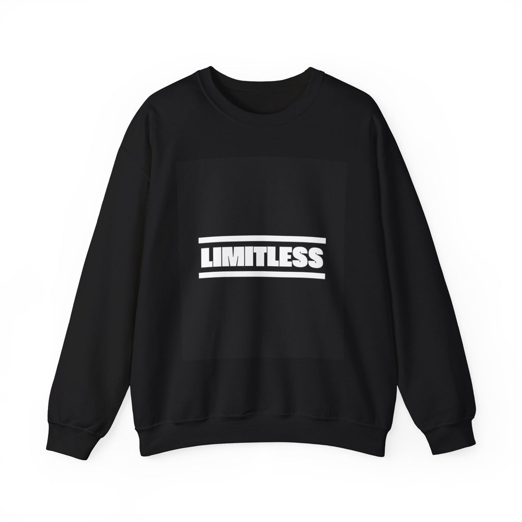 Limitless Crewneck Sweatshirt — Back Print 'Money Is Not Everything, Everything Need Money' Motivational Pullover