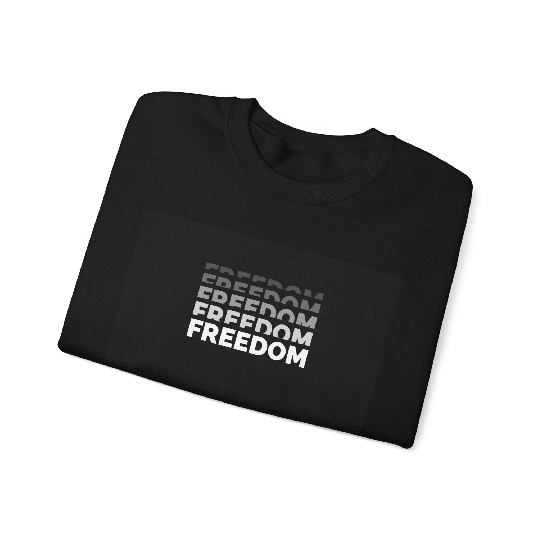 Freedom Gradient Crewneck Unisex Sweatshirt