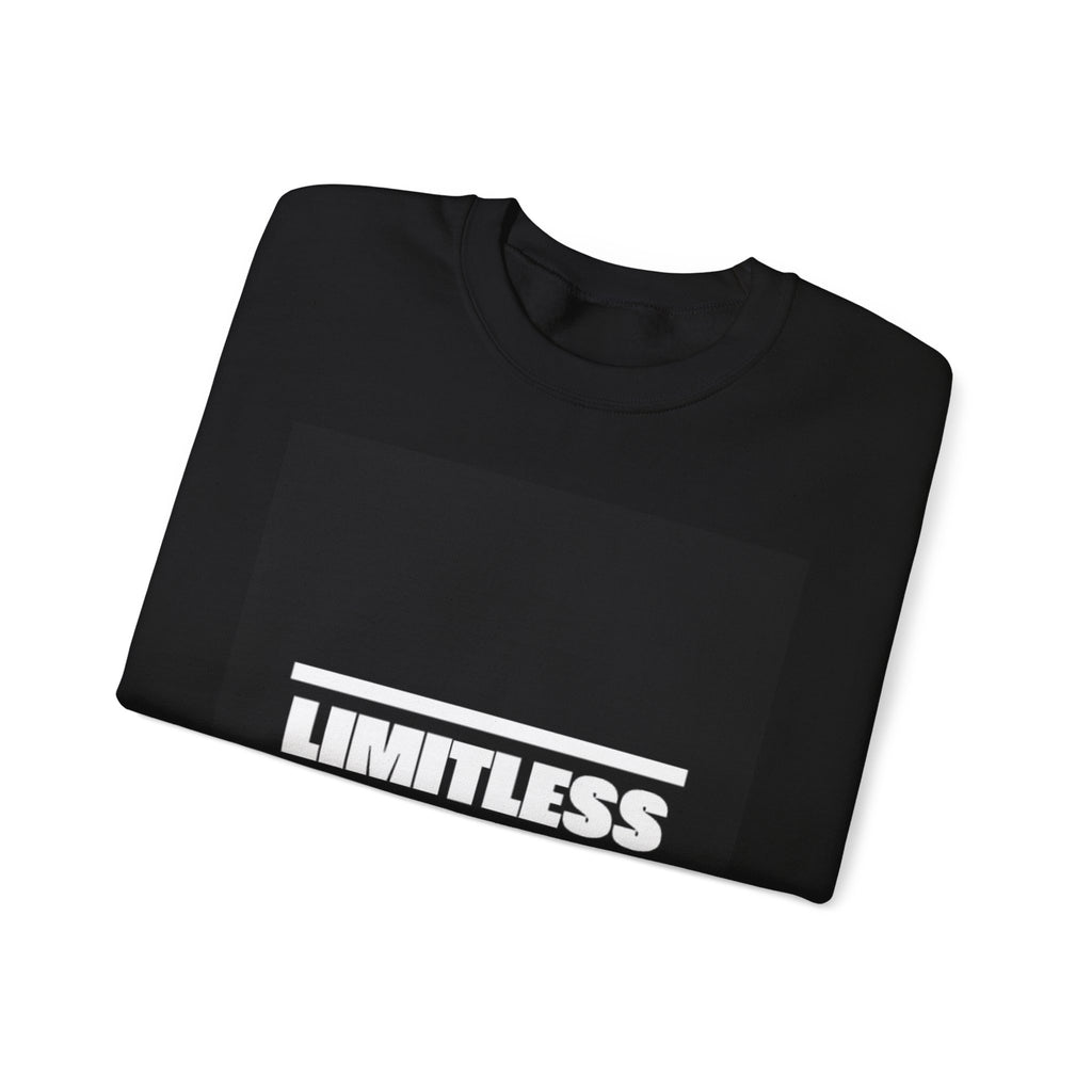 Limitless Crewneck Sweatshirt — Back Print 'Money Is Not Everything, Everything Need Money' Motivational Pullover