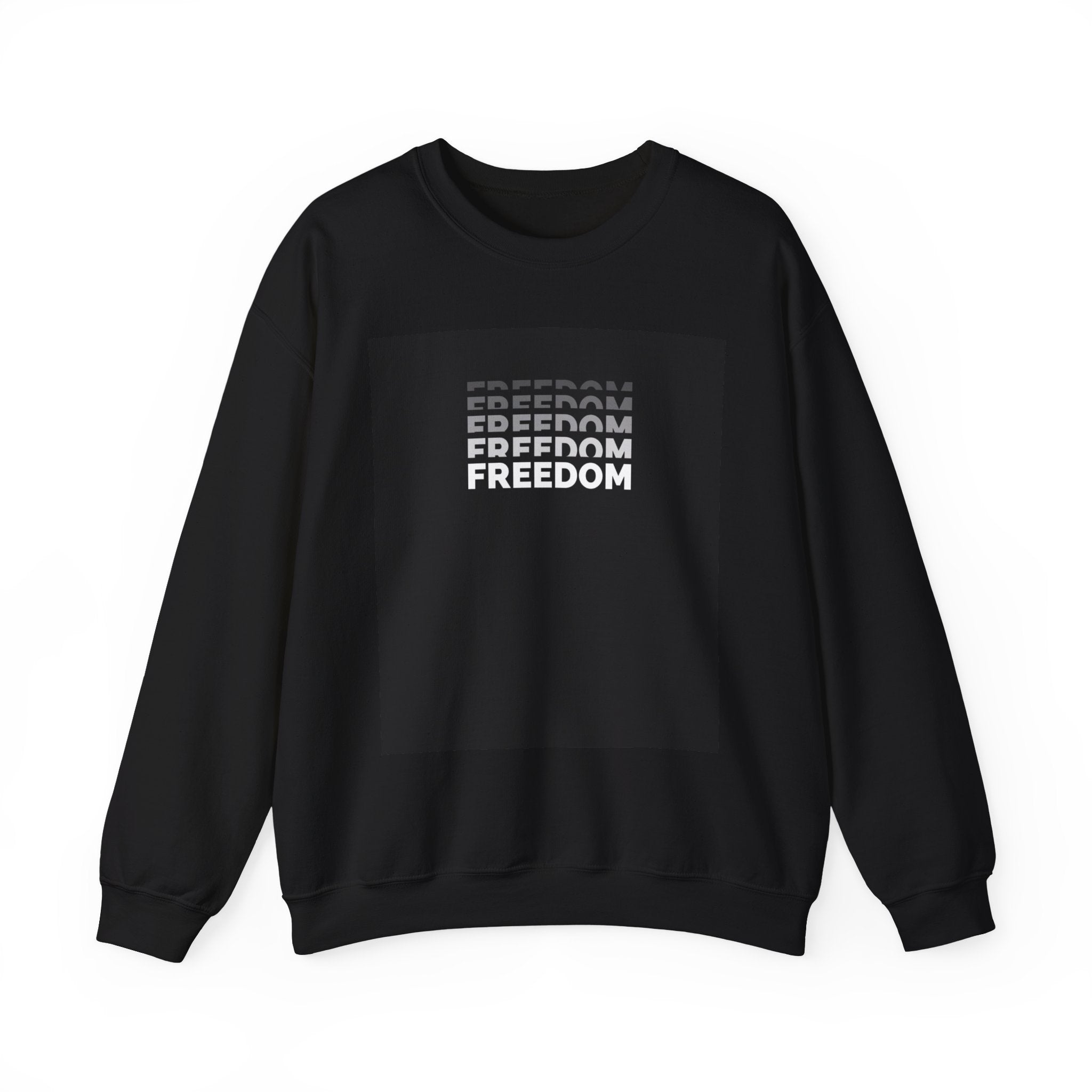Freedom Gradient Crewneck Unisex Sweatshirt